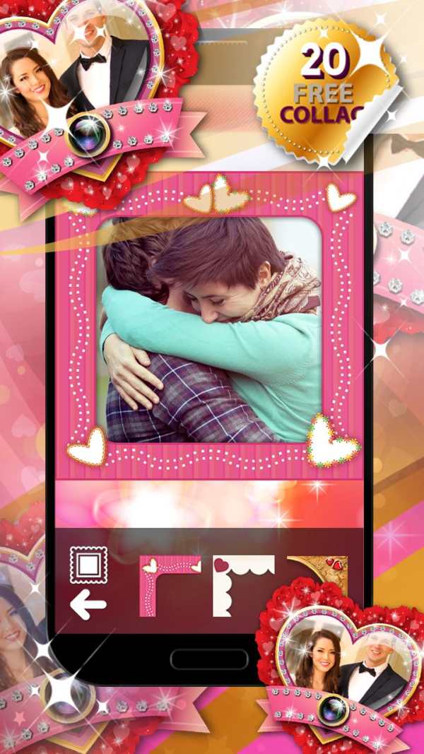 Love Frames Photo Collage screenshot 4