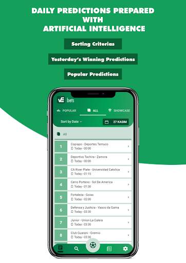 VEBets | Betting Tips | Daily Predictions with AI screenshot 1