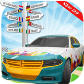 Racing car traffic pro 2018 icon