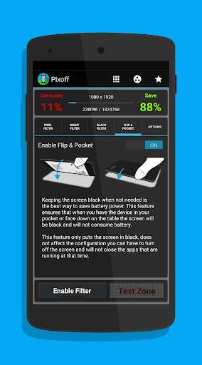 Pixoff: Battery Saver screenshot 4