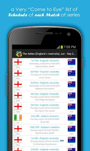 Live Cricket Scores & Schedule screenshot 3