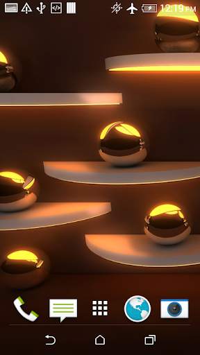 Balls 3D Wallpaper screenshot 2