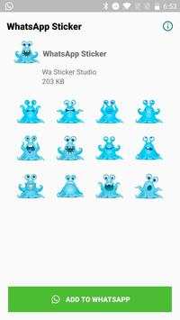 Squidward Stickers for WhatsApp, WAStickerApps screenshot 3