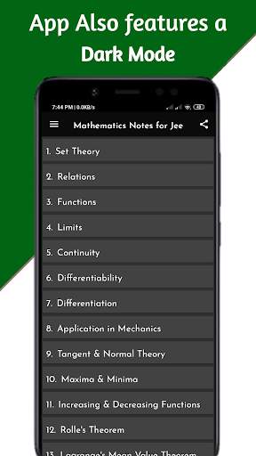 Maths Notes for JEE Offline screenshot 2