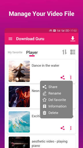 Video Downloader & Player, Locker - Download Guru screenshot 2