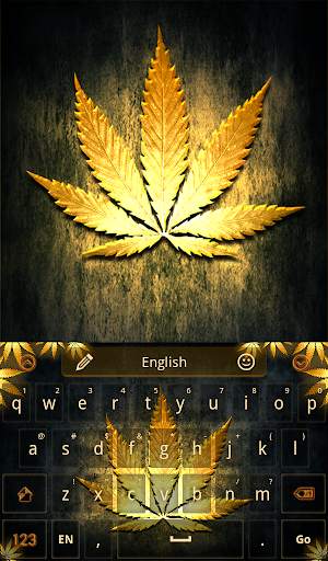 Gold Rasta Keyboard स्क्रीनशॉट 1