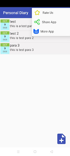 Personal Diary Lite screenshot 5