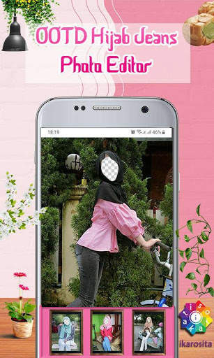 OOTD Hijab jeans Photo Editor screenshot 5