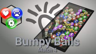 Bumpy Balls Match 4 Free screenshot 1