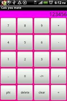 Calc You Mate screenshot 2
