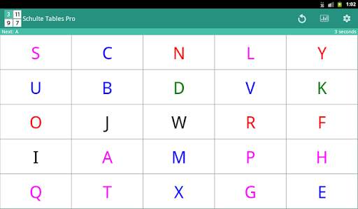 Schulte Tables screenshot 7