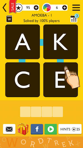 Word Trek - Word Brain streak  screenshot 1