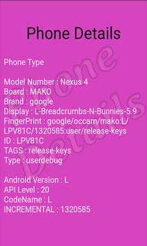 Phone Details स्क्रीनशॉट 4