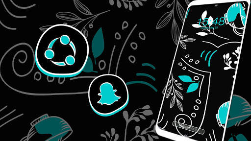 Leaf Calligraphy Launcher Theme screenshot 2