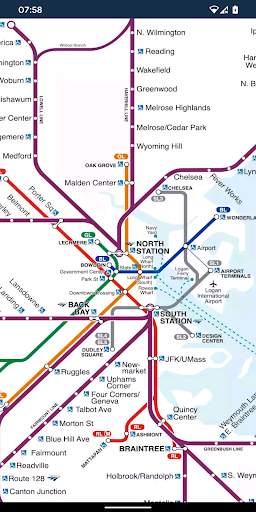 Boston Subway Map (Offline) screenshot 3