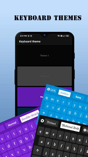 Fonts Keyboard - 100  Fancy Fonts & Emoji Keyboard screenshot 2