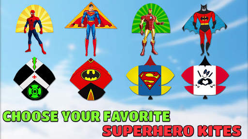 Superhero Kite Battle - Flying Master 3D screenshot 2