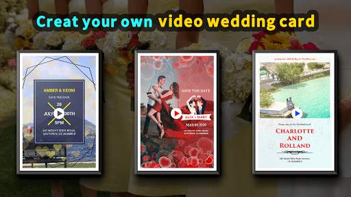 Wedding Card Design & Photo Video Maker With Music screenshot 1