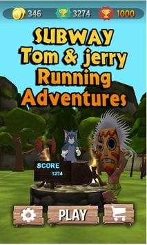 Subway Tom and Jerry running Adventure screenshot 2