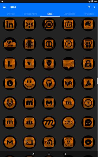 Oreo Orange Icon Pack screenshot 23