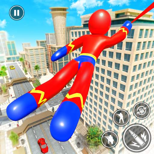 Stickman Rope Superhero Game screenshot 1