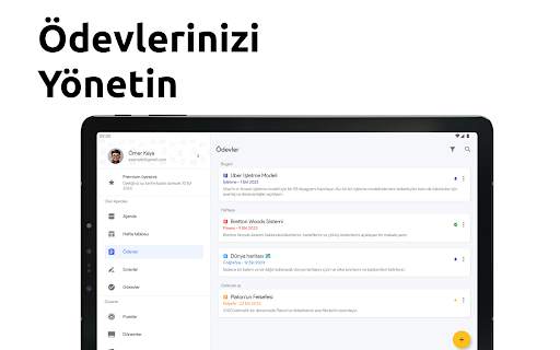 Okul Ajandası - Hafta tablosu screenshot 16