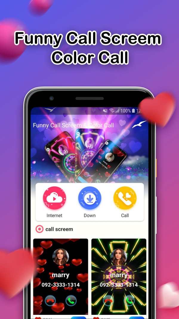Funny Call Screen & Color Call screenshot 4