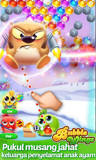 Bubble Wings: bubble shooter screenshot 2