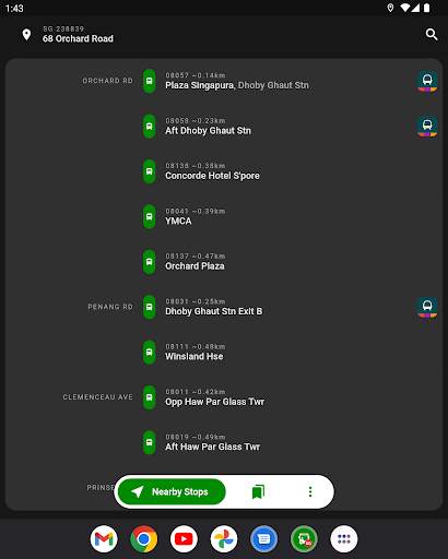 SG Bus Arrival Times screenshot 5