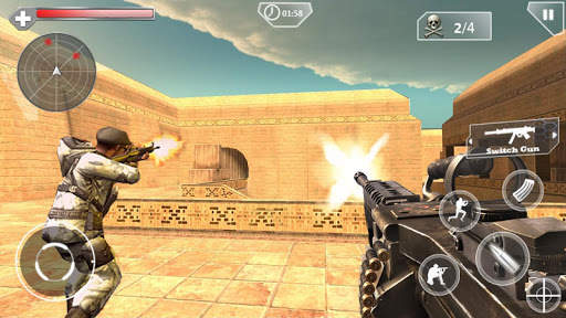 Shoot Strike Gun Fire 1 تصوير الشاشة