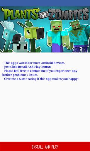 Maps Plants vs Zombies for Minecraft PE screenshot 1