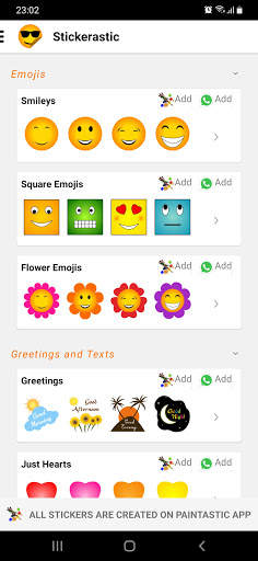 Stickerastic : Stickers for Whatsapp & Paintastic screenshot 1