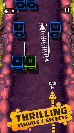 Beat Snakes - 3D Snake VS Block Music Games screenshot 5