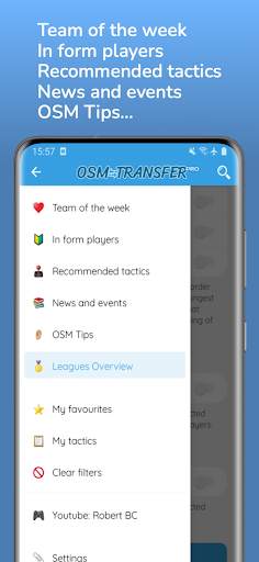 OSM Transfer: Scout list screenshot 4