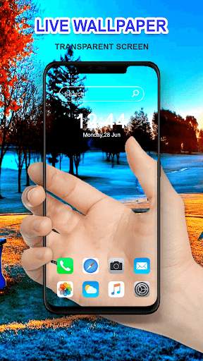 Transparent Live Wallpaper & Transparent screen screenshot 1