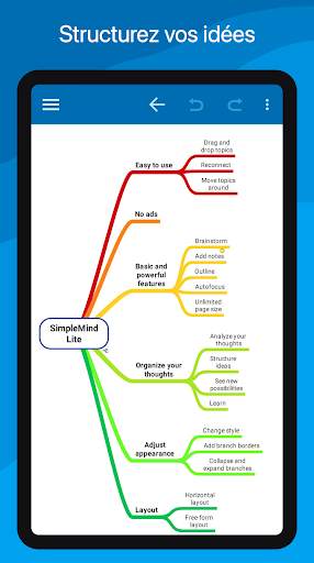 SimpleMind Lite - Mind Mapping screenshot 3
