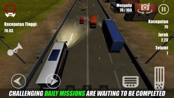 Telolet Bus Driving 3D скриншот 20