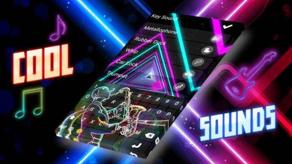 Neon Keyboards with Sounds screenshot 2