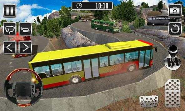 Racing Bus Run Simulation 3D - Hill Bus Climbing screenshot 2