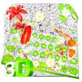 3D Lively Koi Fish Keyboard Them 🐟 10001001