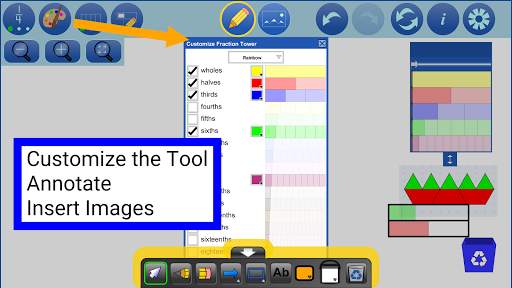 Fraction Strips by mathies screenshot 5