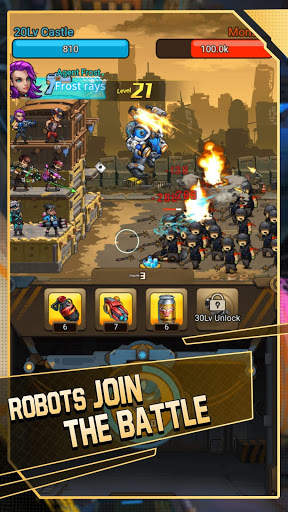 Zombies Defense：Mecha Hero screenshot 2
