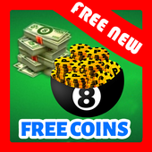 Free 8ball pool coins 2018 icon