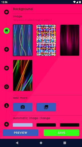 3D Neon Clock Live Wallpaper 1 تصوير الشاشة