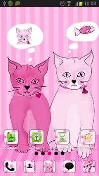 Pink Kitties for GO Launcher screenshot 4