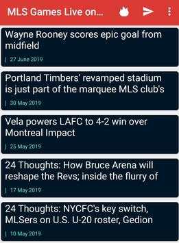 MLS Games Live on TV screenshot 6