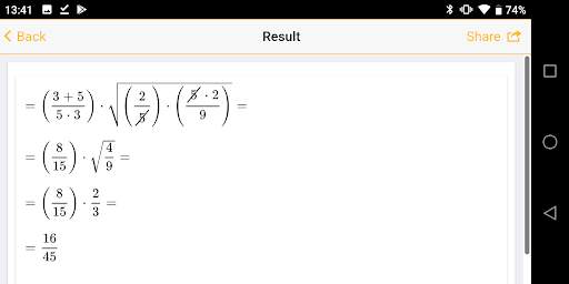 Solve Equations and Simplify Expressions скриншот 3