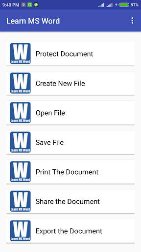 Learn MS Word screenshot 4