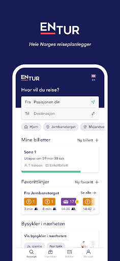 Entur - Reiseplanlegger screenshot 1