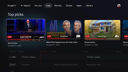 Google TV Home screenshot 4